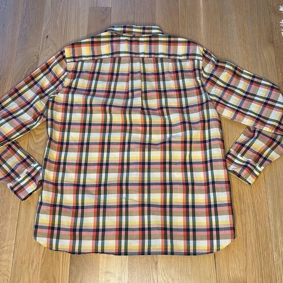 L.L. Bean Signature Men’s Shirt Slim Fit Plaid Button Down Size Large - Picture 4 of 6